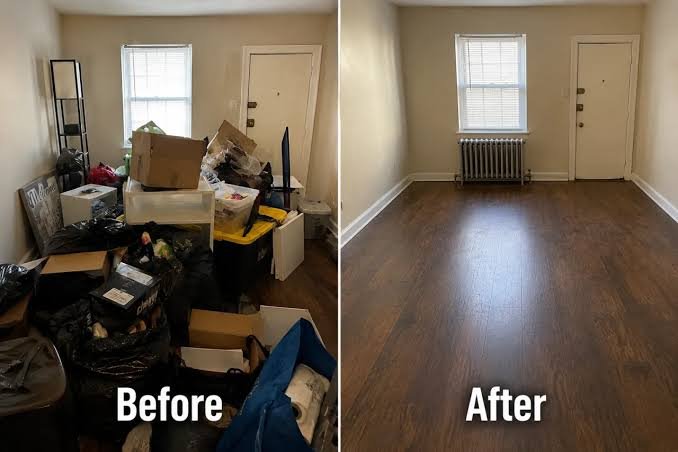 Full estate removal before after cleanout company